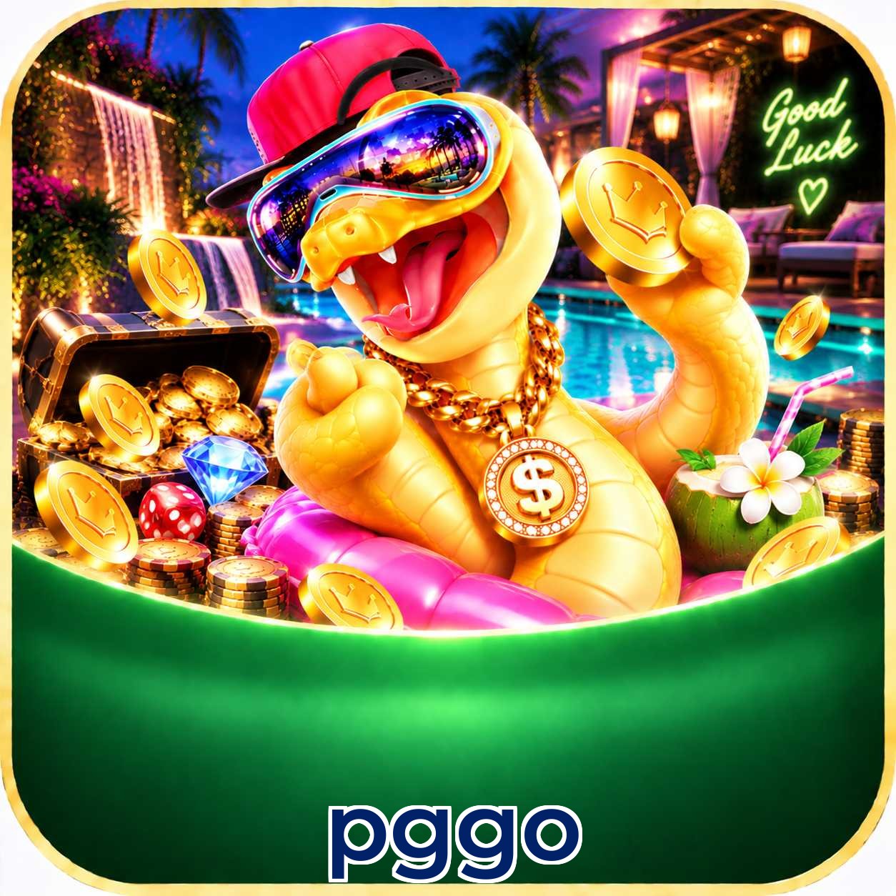 Grandes ganhos no cassino ao vivo da pggo